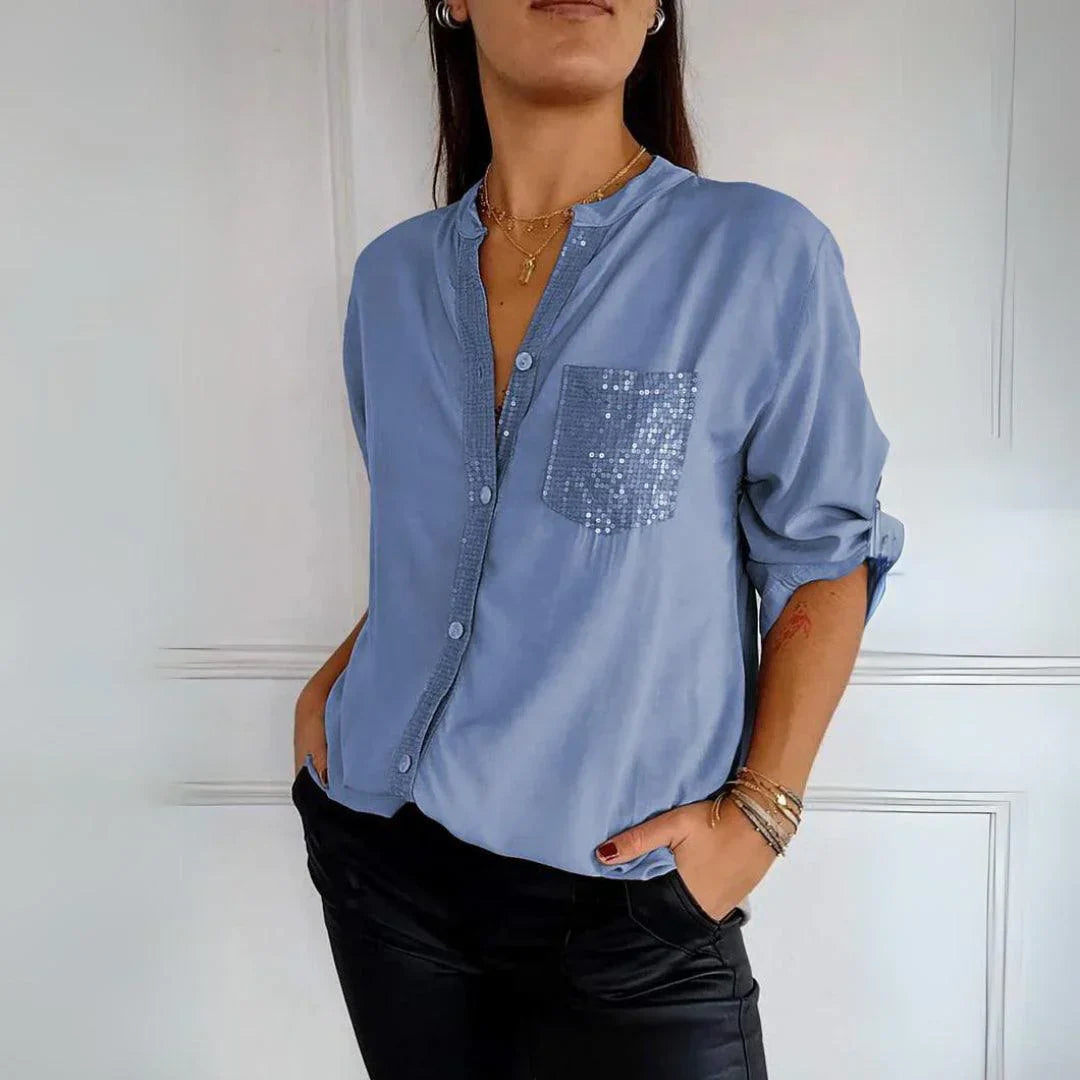 Alena | Chic Wrinkle-Resistant Blouse