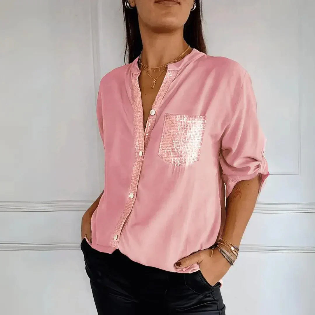Alena | Chic Wrinkle-Resistant Blouse