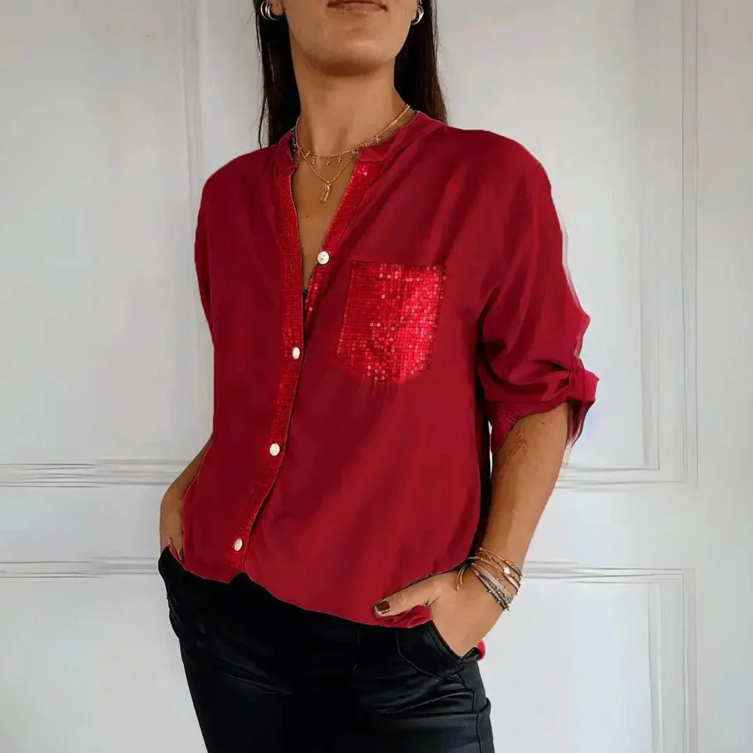 Alena | Chic Wrinkle-Resistant Blouse