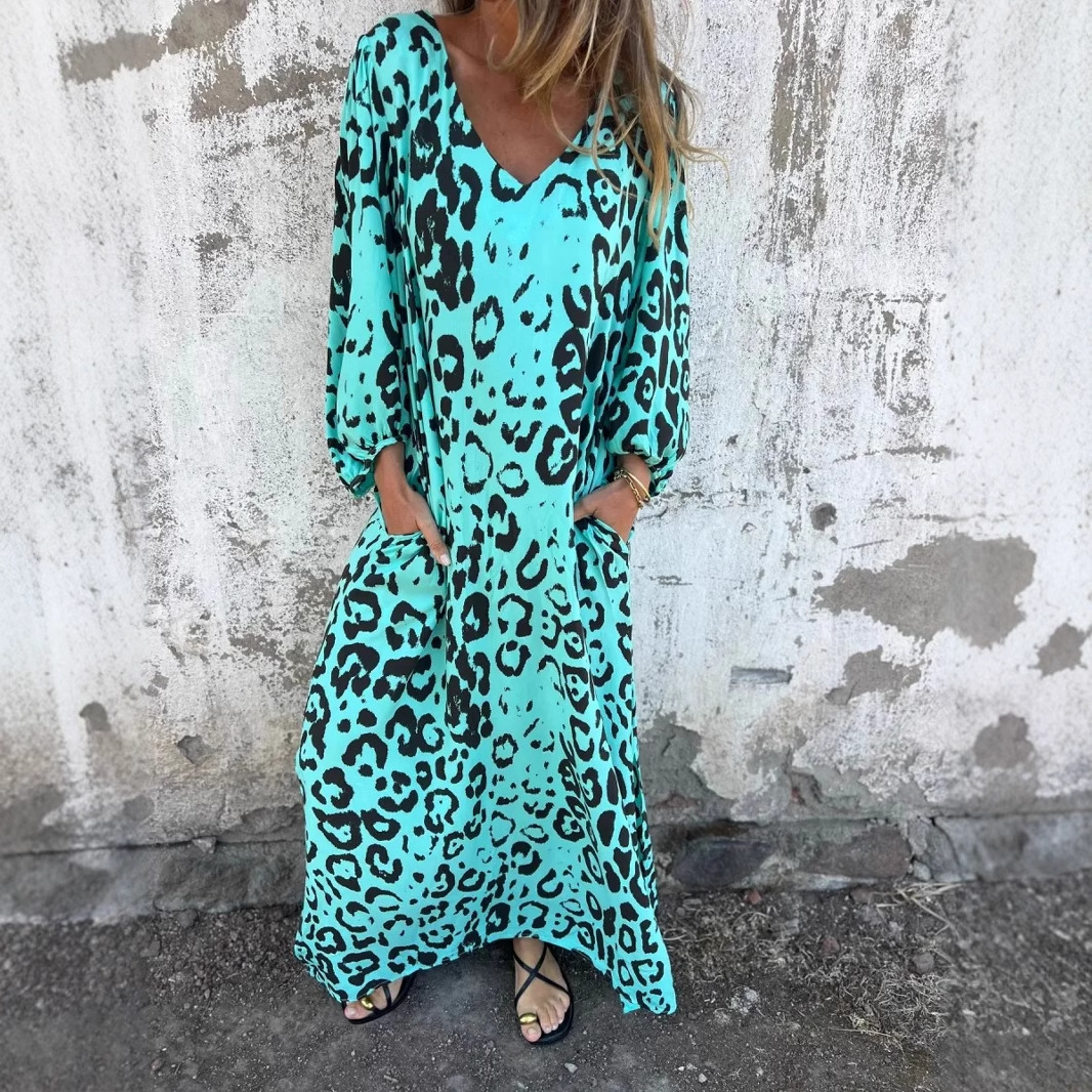 Denise | Animal Print Midi Dress