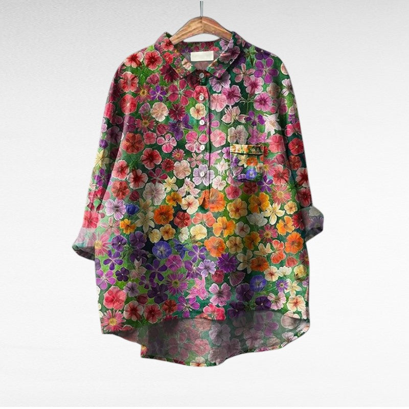 Laluna® | Timeless Floral Blouse