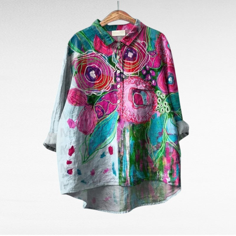 Laluna® | Timeless Floral Blouse