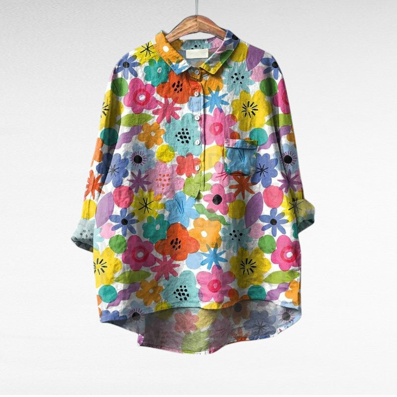 Laluna® | Timeless Floral Blouse