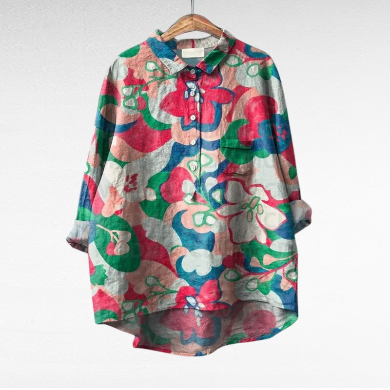 Laluna® | Timeless Floral Blouse