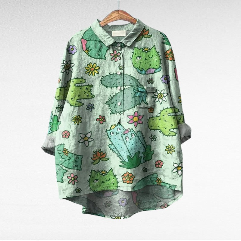 Laluna® | Timeless Floral Blouse