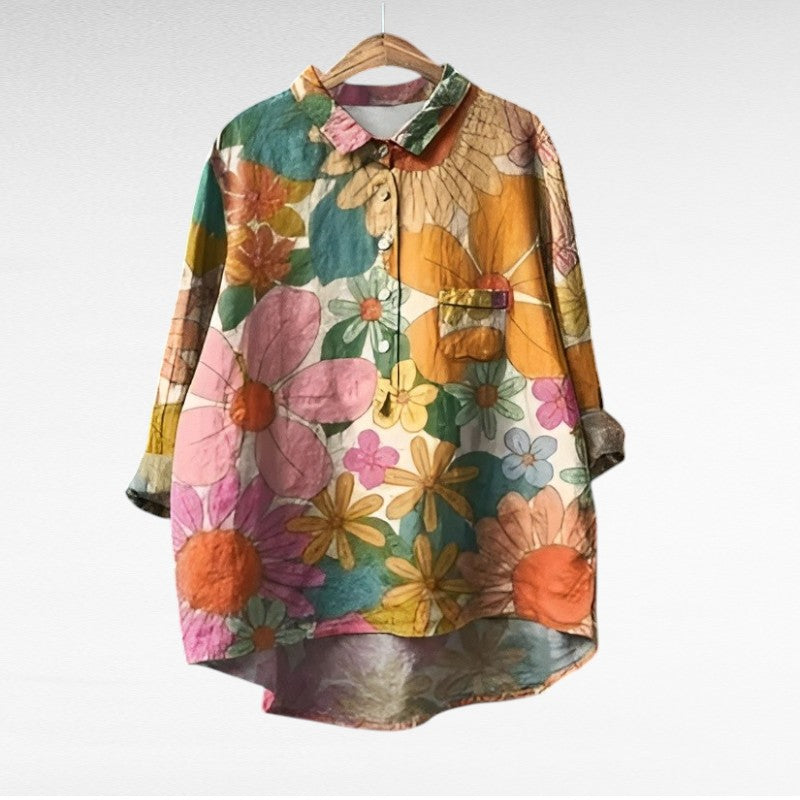 Laluna® | Timeless Floral Blouse