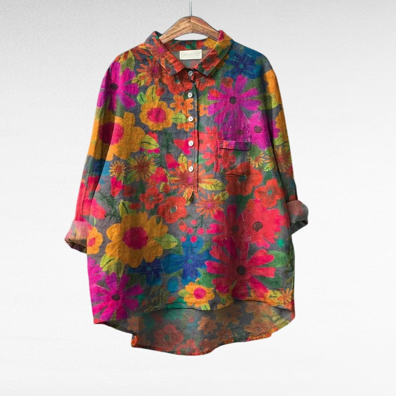 Laluna® | Timeless Floral Blouse