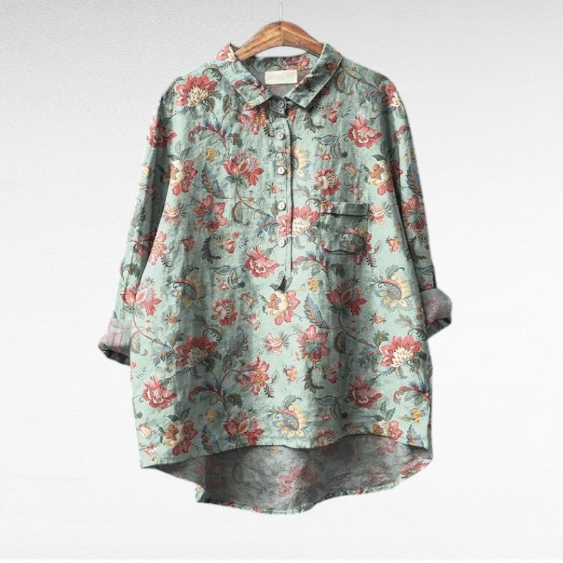 Laluna® | Timeless Floral Blouse