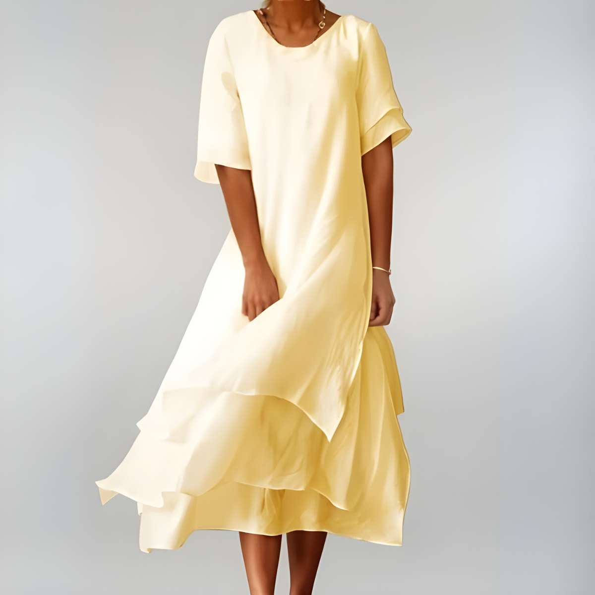 Agnès | Effortlessly Chic Lightweight Cotton Maxi Dress