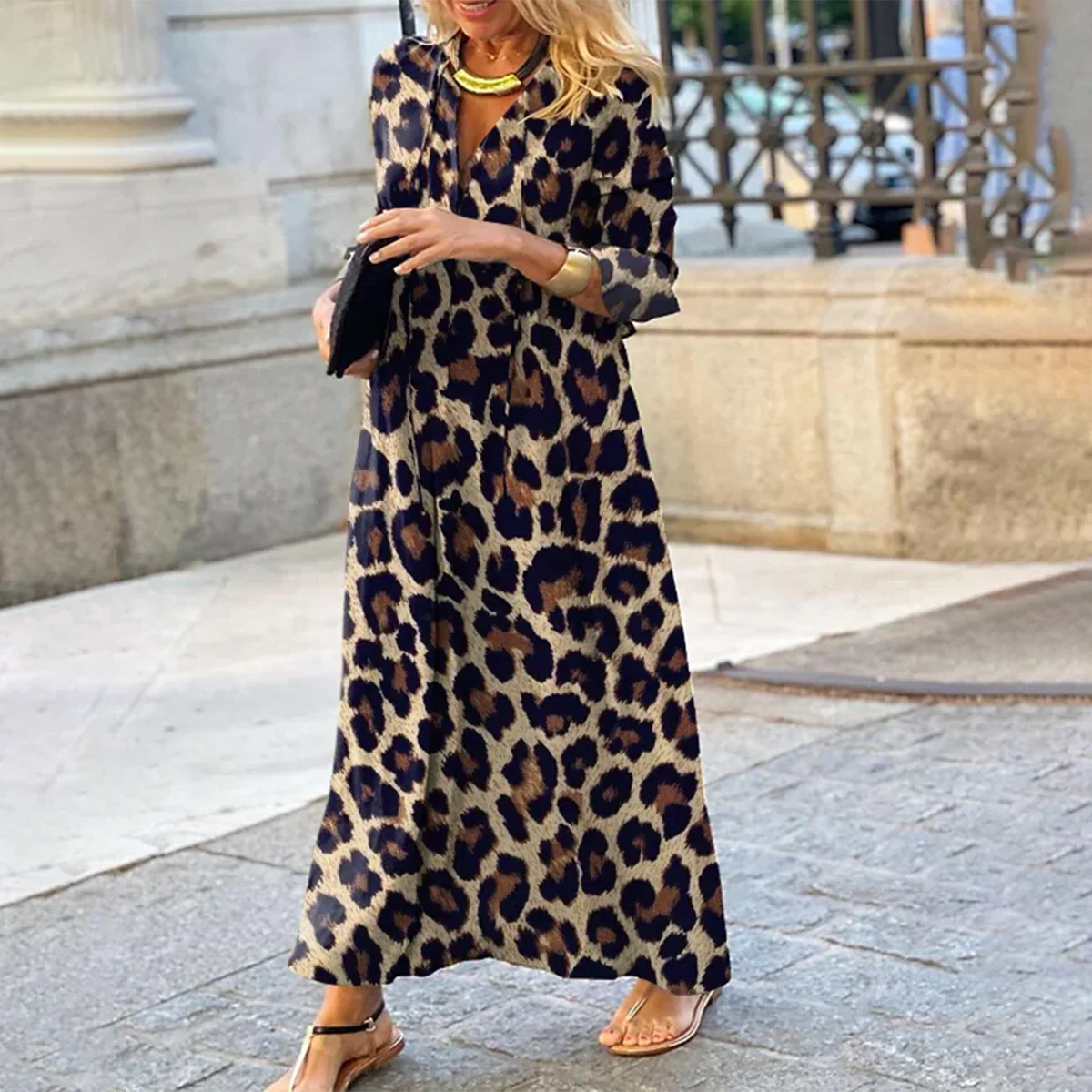 Silvie | Striking and Sophisticated Leopard Print Dress