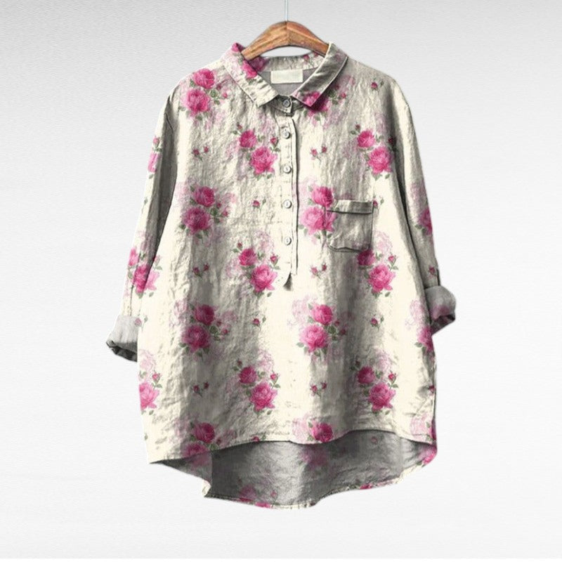 Laluna® | Timeless Floral Blouse