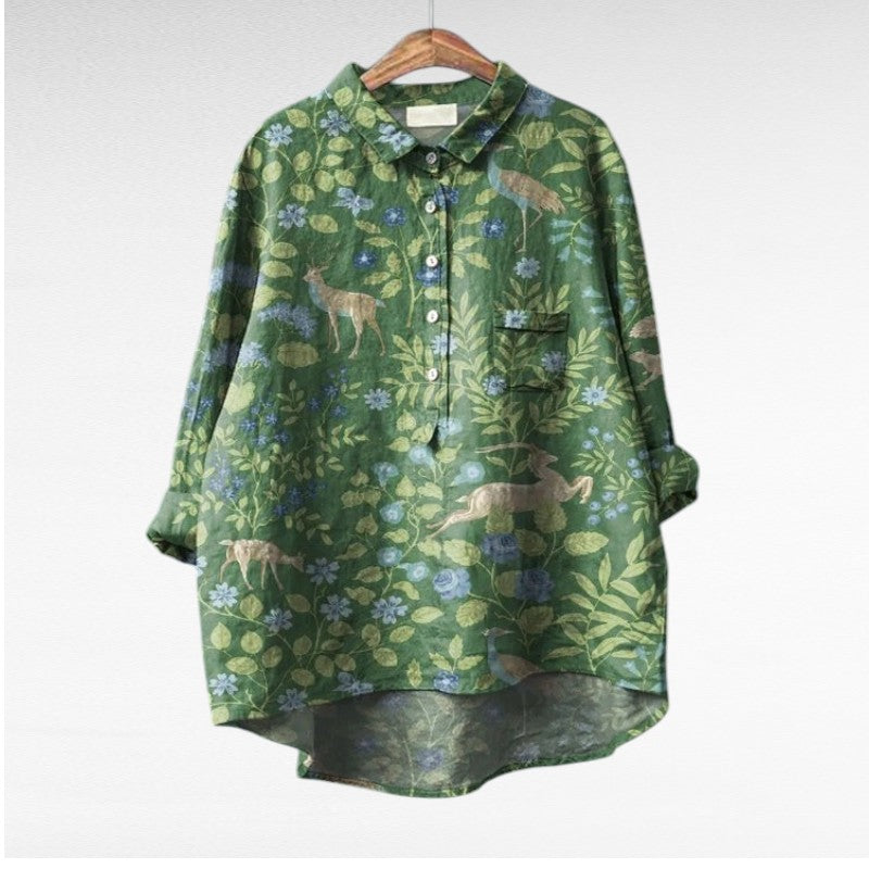 Laluna® | Timeless Floral Blouse