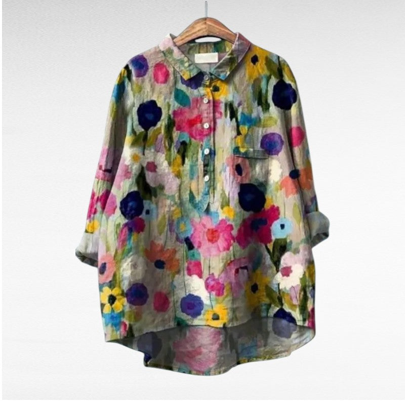 Laluna® | Timeless Floral Blouse