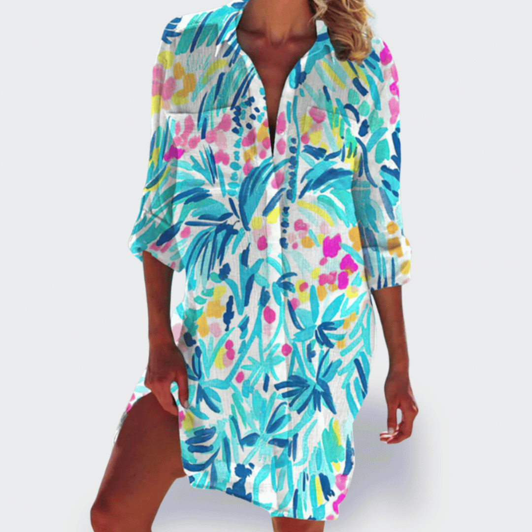 Brigitte | Vibrant and Breezy Summer Dress