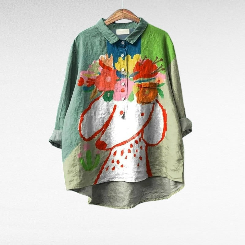 Laluna® | Madinga Retro-Inspired Blouse