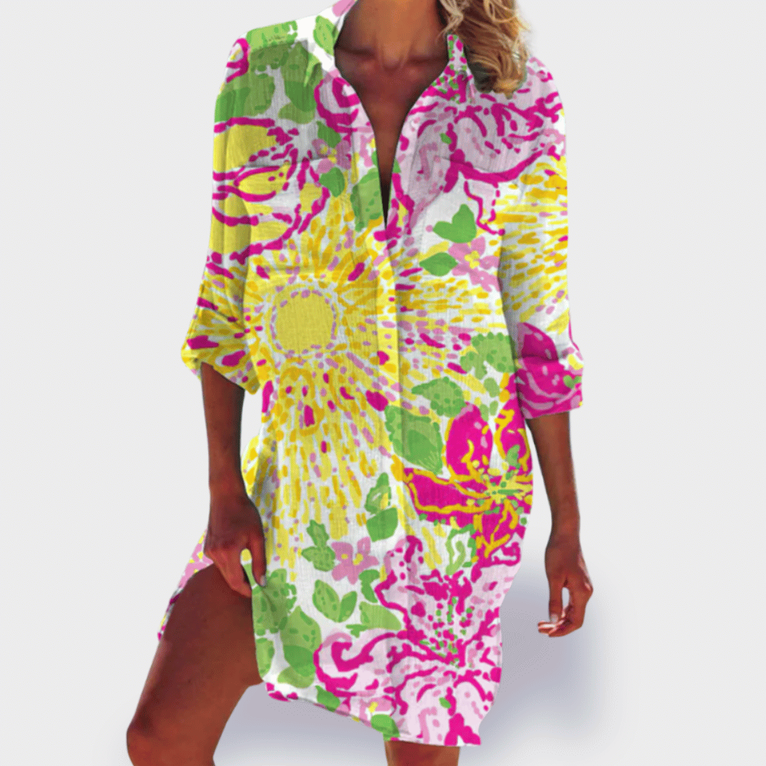 Brigitte | Vibrant and Breezy Summer Dress