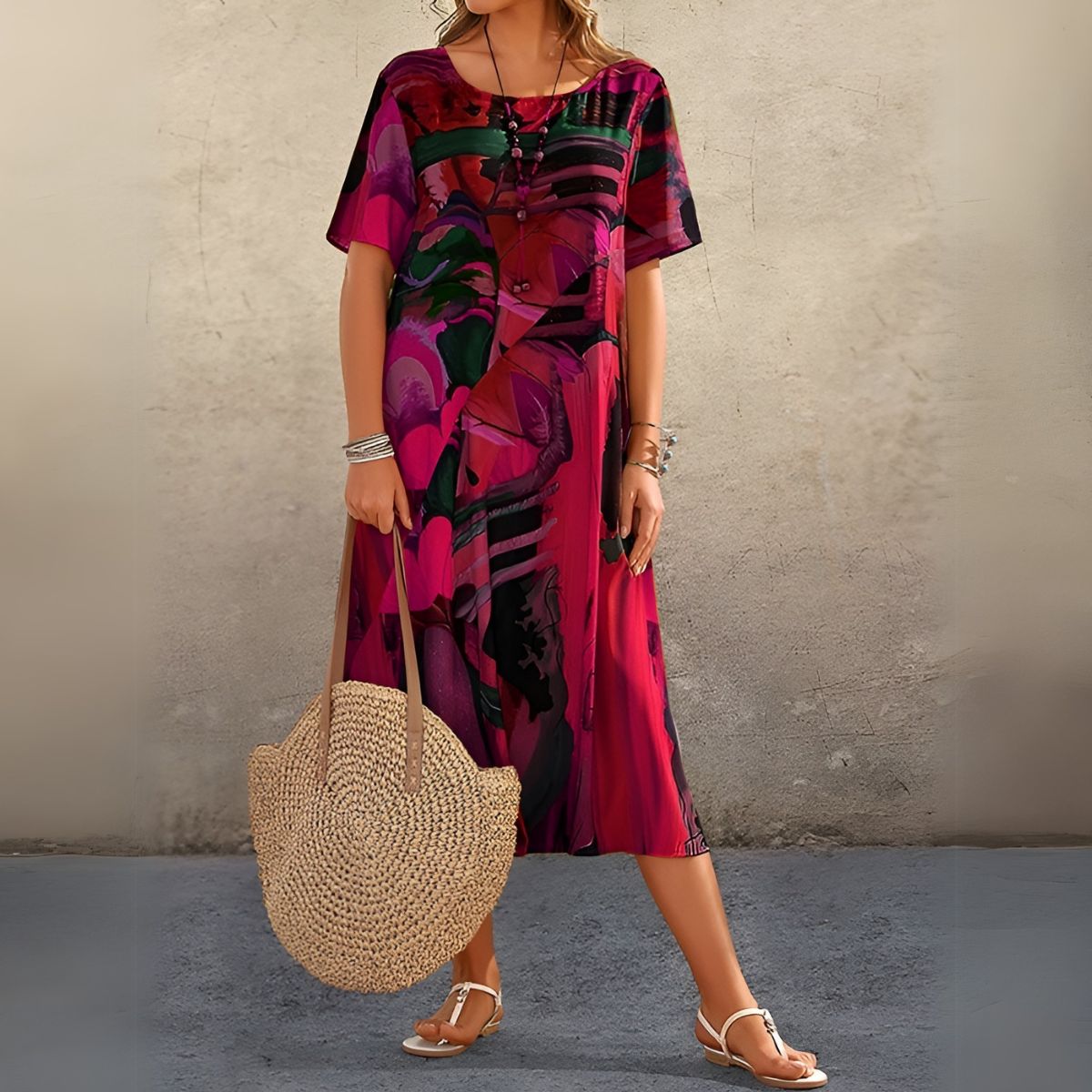 Joelle | Graceful Floral Maxi Dress