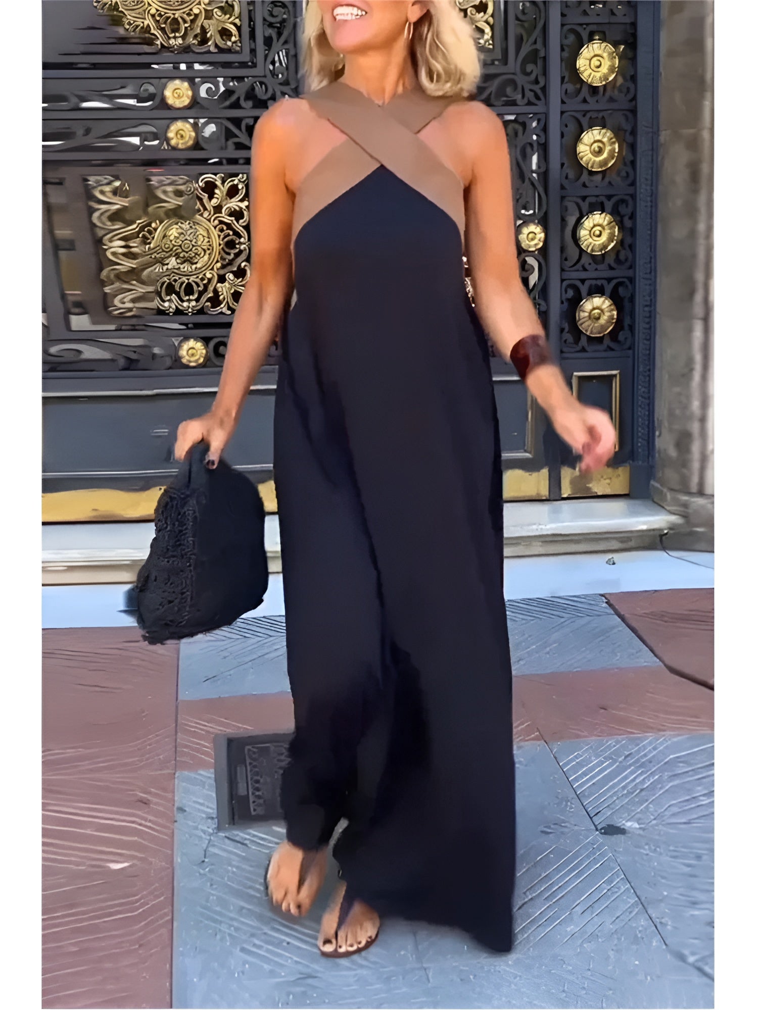 Delphine | Cross-Design Dress
