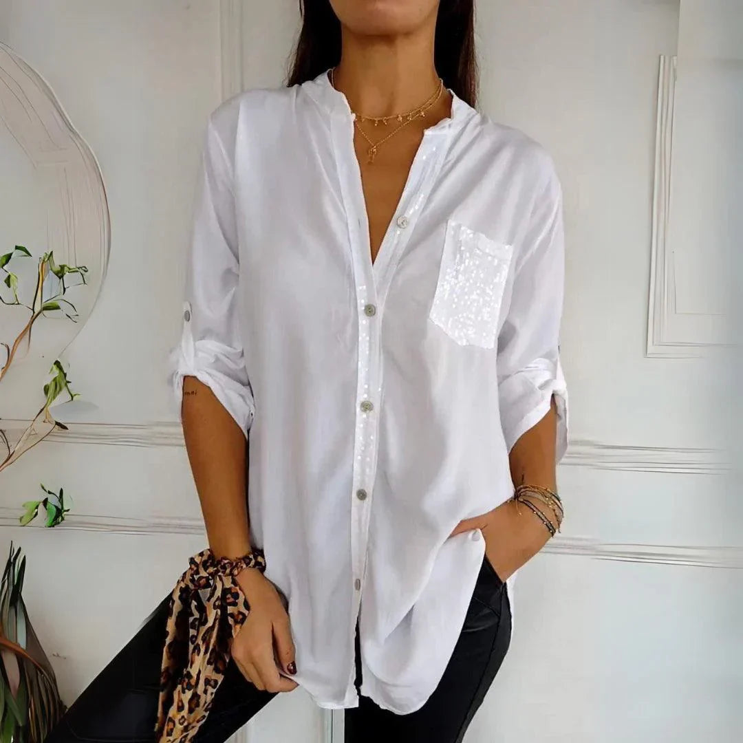 Alena | Chic Wrinkle-Resistant Blouse